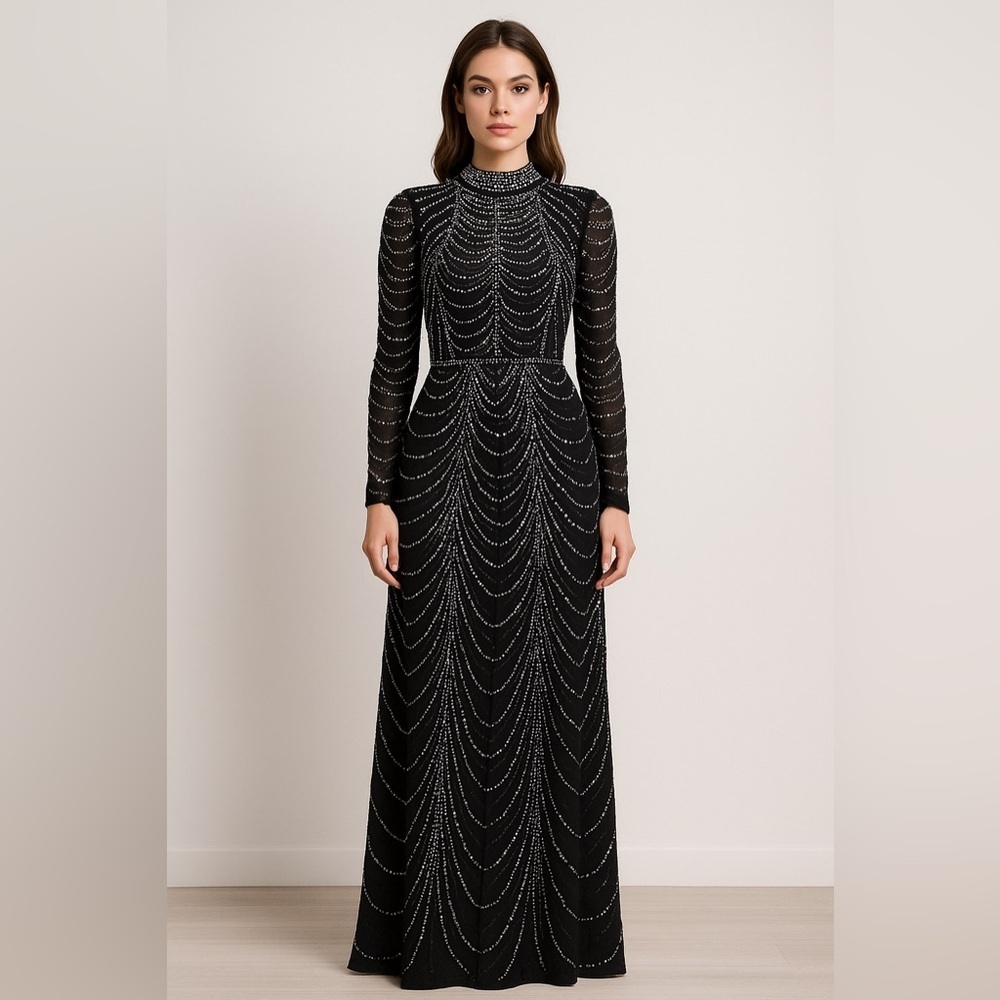 Chic black women’s dress
